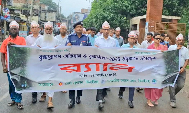ঝিনাইদহে সপ্তাহব্যাপী বৃক্ষমেলা শুরু
