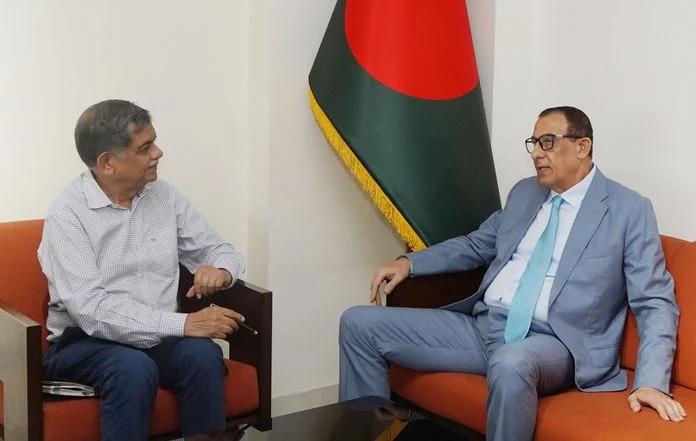শিক্ষা উপদেষ্টার সঙ্গে ফিলিস্তিনের রাষ্ট্রদূতের সাক্ষাৎ