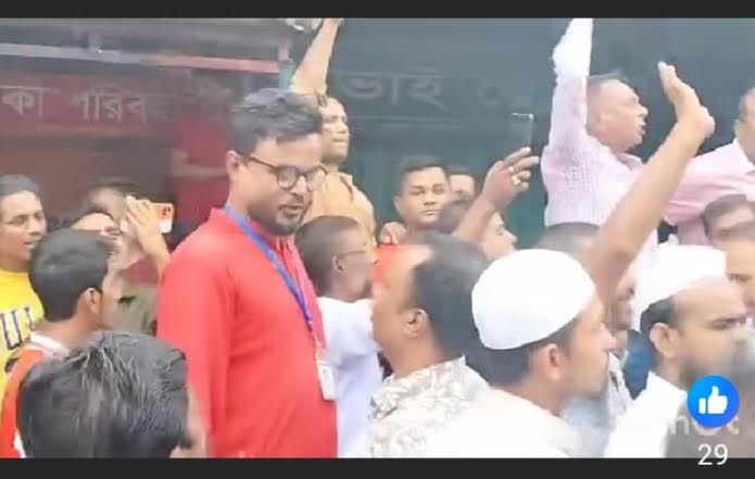 সুনামগঞ্জে কোন প্রকার নেতৃত্ব ছাড়াই ফ্যাসিস্টকে তাড়াতে মাঠে নেমেছিল ছাত্রজনতা 