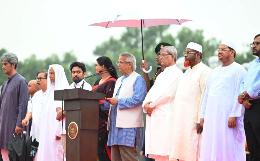 জুলাই ঘোষণাপত্র পাঠ করলেন প্রধান উপদেষ্টা
