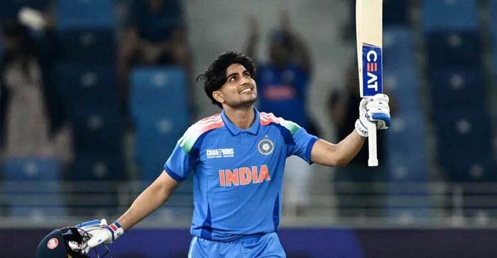 চতুর্থবারের মত আইসিসির মাস সেরা গিল