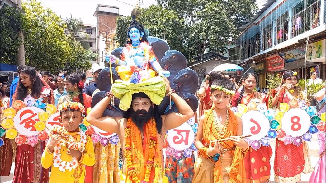 জন্মাষ্টমী উপলক্ষে বান্দরবানে বর্ণাঢ্য আয়োজন