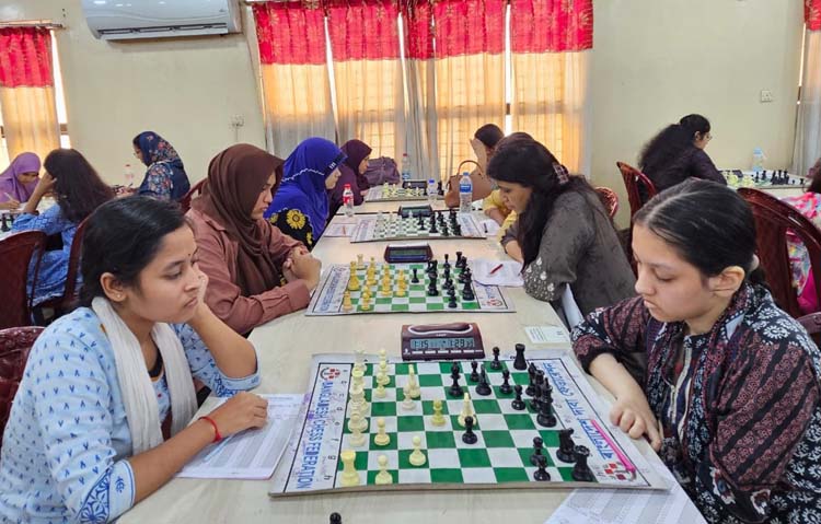 ৪৩তম জাতীয় ‘বি’ দাবা চ্যাম্পিয়নিশিপের ষষ্ঠ রাউন্ড শেষে দুইজন শীর্ষে