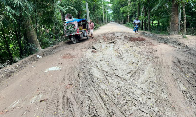 ১৫ লাখ মানুষের ভোগান্তির নাম পটুয়াখালী-বাউফল আঞ্চলিক সড়ক 