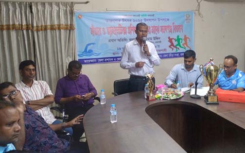রাজশাহীতে সাঁতার ও এ্যাথলেটিক্স প্রশিক্ষণার্থীদের সনদপত্র বিতরণ