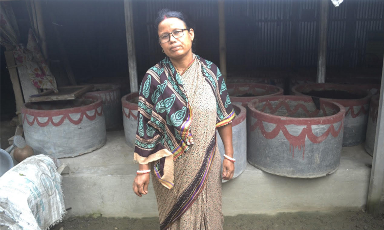 কেঁচো সার উৎপাদনে ভাগ্যবদল কবিতা রানীর 