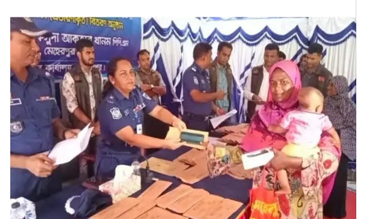 মেহেরপুরে হারানো মোবাইল উদ্ধার ও হস্তান্তর