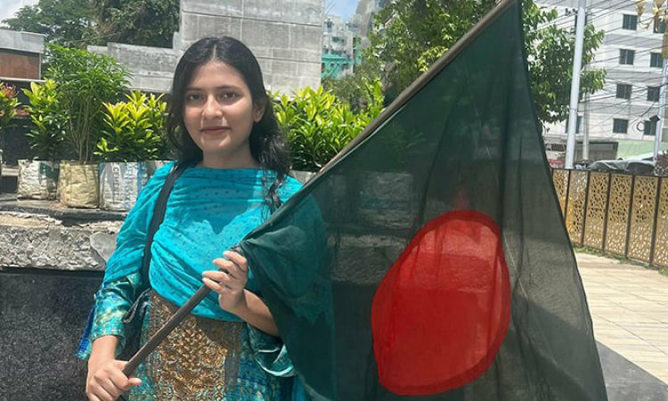 রাকসুর প্রথম নারী ভিপি প্রার্থী তাসিন খান