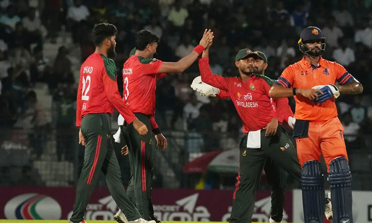 নেদারল্যান্ডসের বিপক্ষে প্রথমবারের মত সিরিজ জয় বাংলাদেশের