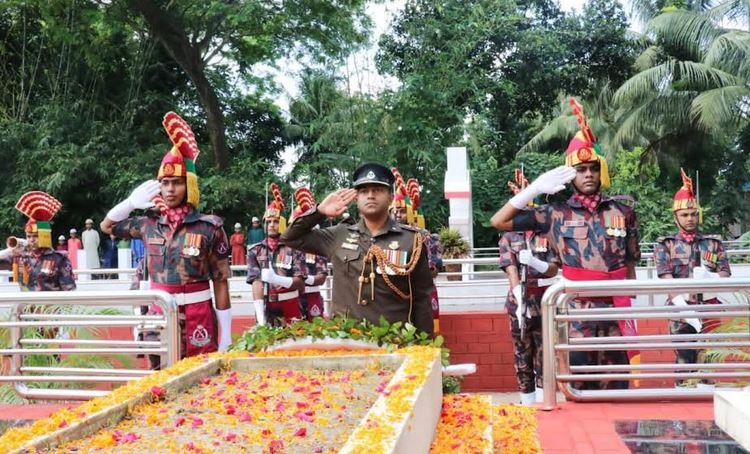 বীরশ্রেষ্ঠ নূর মোহাম্মদ শেখ এর ৫৪তম শাহাদাত বার্ষিকী পালন করেছে বিজিবি