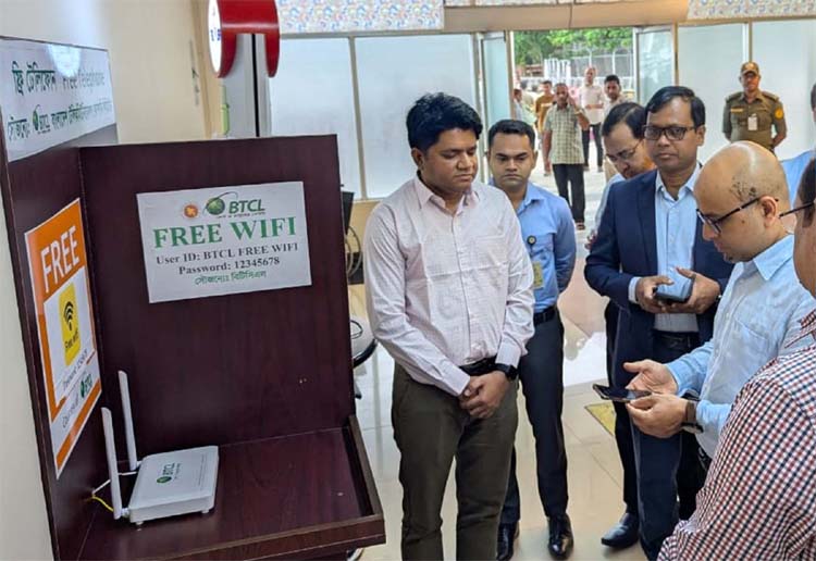 সিলেট ওসমানী আন্তর্জাতিক বিমানবন্দরে ফ্রি ওয়াইফাই এবং ফ্রি টেলিফোন সেবার উদ্বোধন