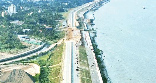 চট্টগ্রামে কালুরঘাট-চাক্তাই মেরিন ড্রাইভের ৮৫ শতাংশ কাজ সম্পন্ন