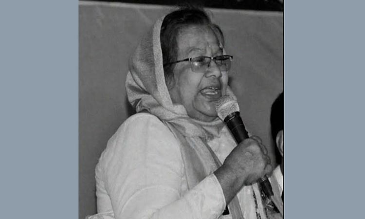 রাজশাহী মহানগর মহিলা দলের সভাপতি পপির ইন্তেকাল