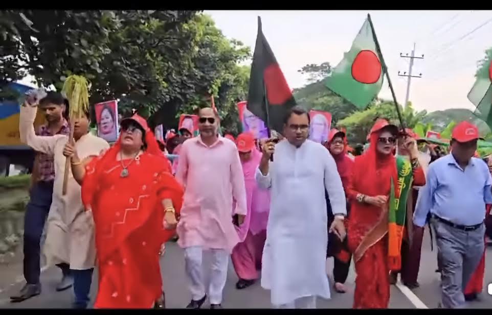 জাতীয়তাবাদী মহিলা দলের প্রতিষ্ঠাবার্ষিকী উপলক্ষে কুমিল্লা উত্তর জেলায় বর্ণাঢ্য শোভাযাত্রা