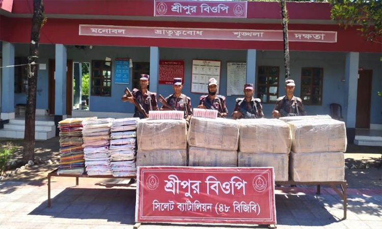 সিলেটে সোয়া ৩ কোটি টাকার চোরাই পণ্য জব্দ