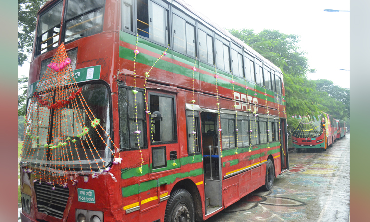 বেগম রোকেয়া বিশ্ববিদ্যালয়ে নতুন ৭টি বাস চালু