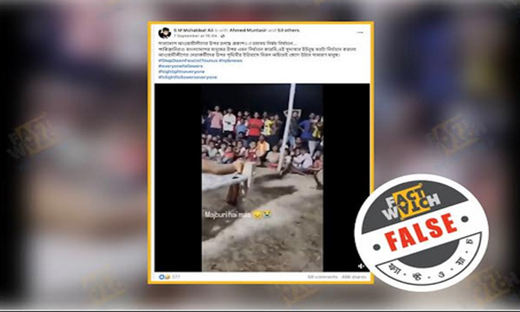 ভারতের ভিডিওকে আওয়ামী লীগের ওপর নির্যাতন বলে অপপ্রচার শনাক্ত: ফ্যাক্টওয়াচ