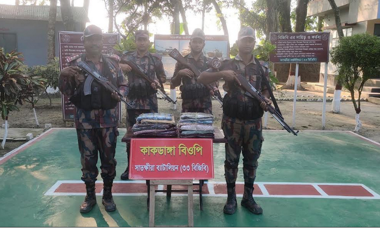 সাতক্ষীরা সীমান্ত থেকে ১২ লাখ টাকার ভারতীয় পণ্য জব্দ