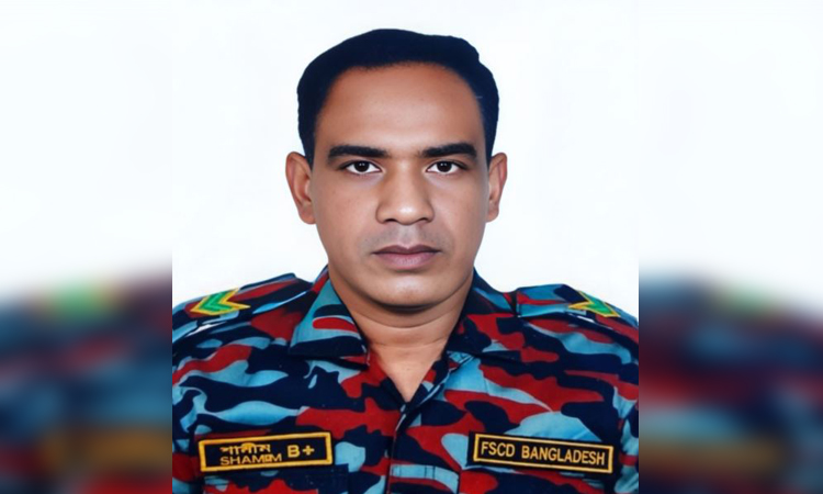 বীর ফায়ার ফাইটার শামীম আহমেদ’র জানাজা সম্পন্ন