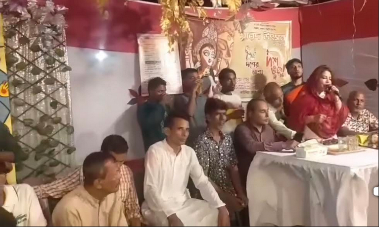 বরিশাল মহানগরের বিভিন্ন পূজামণ্ডপ পরিদর্শনে বিএনপি নেতারা