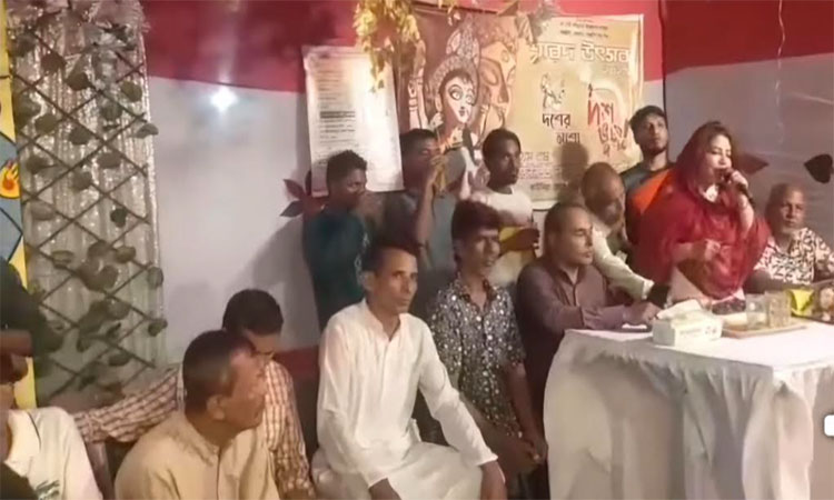 পিরোজপুরে পূজামণ্ডপ পরিদর্শনে বিএনপি নেতৃবৃন্দ