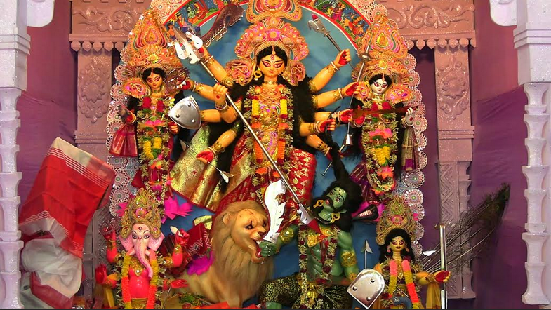 ময়মনসিংহে শারদীয় দূর্গোৎসবের মহানবমী উদযাপিত