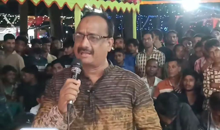সুনামগঞ্জ সদর ও বিশ্বম্ভরপুরে পূজামণ্ডপ পরিদর্শন বিএনপি নেতাদের