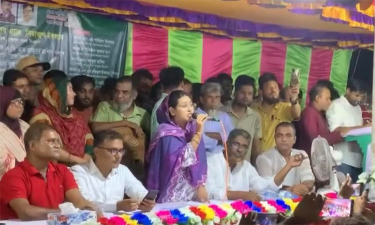 শেরপুর সদরের বলাইরচরে গণসংযোগ বিএনপির