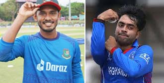 সর্বোচ্চ রান তানজিদের, উইকেট রশিদের