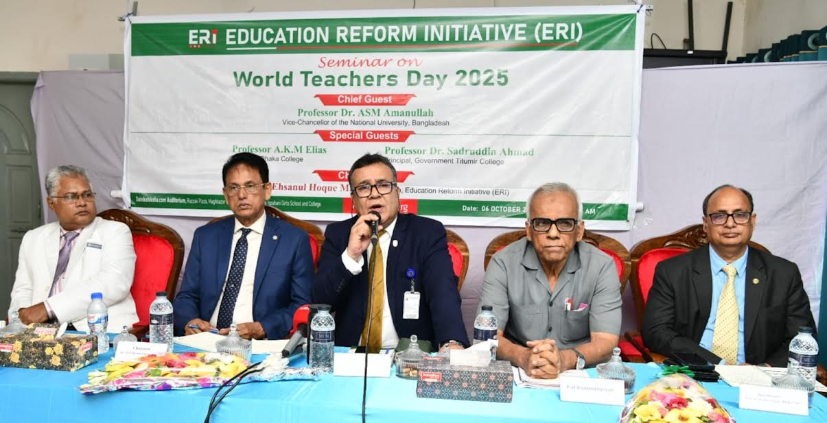 শিক্ষা খাতের উন্নয়নে জিডিপির অন্তত ৫ শতাংশ বরাদ্দ প্রয়োজন: এনইউ উপ-উপাচার্য