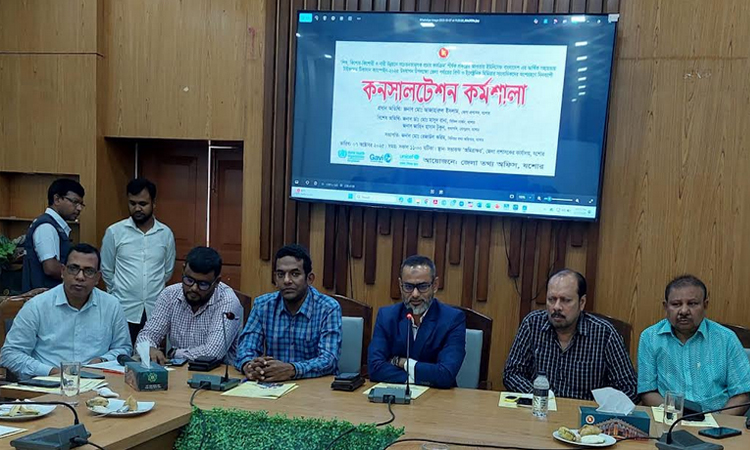 যশোরে টাইফয়েড টিকাদান কর্মসূচি : সাংবাদিকদের নিয়ে কর্মশালা 