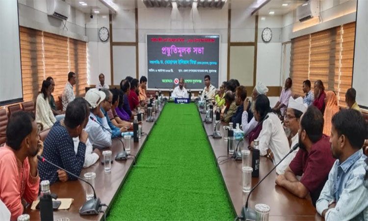 সুনামগঞ্জে লালন সাই এর তিরোধান দিবস উদযাপনে প্রস্তুতি সভা 