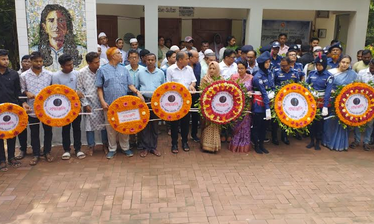 নড়াইলে চিত্রশিল্পী এসএম সুলতানের ৩১তম মৃত্যুবার্ষিকীতে শ্রদ্ধাঞ্জলি জ্ঞাপন
