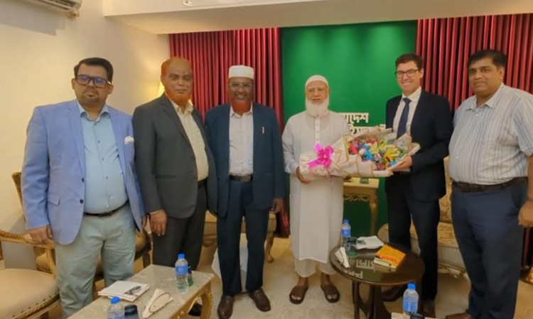 জামায়াত আমিরের সঙ্গে নরওয়ের রাষ্ট্রদূতের সৌজন্য সাক্ষাৎ
