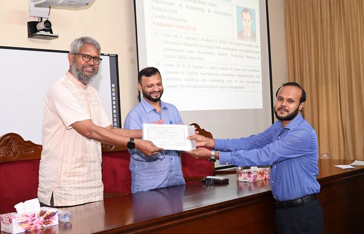 গবেষণায় অবদানের স্বীকৃতি পেলেন কুবি’র ১২ শিক্ষক
