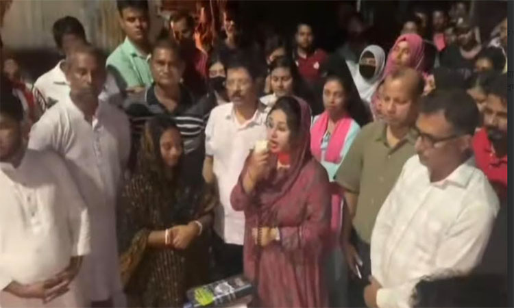 শেরপুর শহরের হরিজন সম্প্রদায়ের সাথে বিএনপির মতবিনিময়