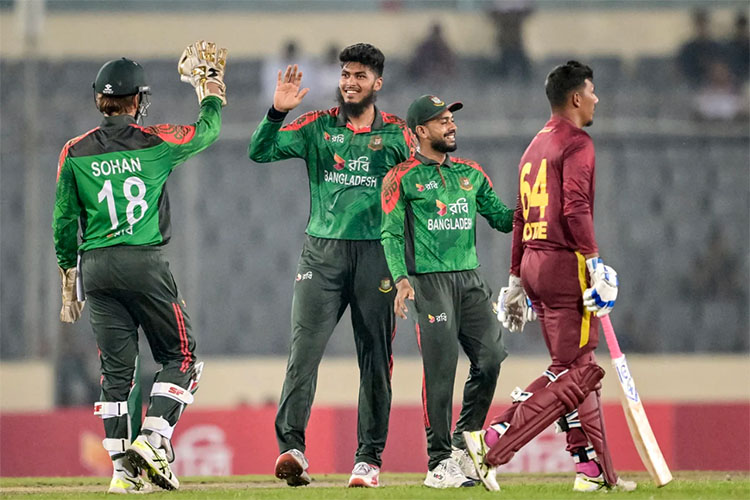 ওয়েস্ট ইন্ডিজের বিপক্ষে ওয়ানডে সিরিজ জিতল বাংলাদেশ