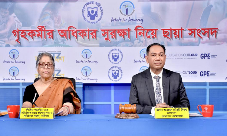 গৃহকর্মীদের অধিকার রক্ষায় রাজনৈতিক সদিচ্ছা জরুরি : শিরীন পারভিন হক