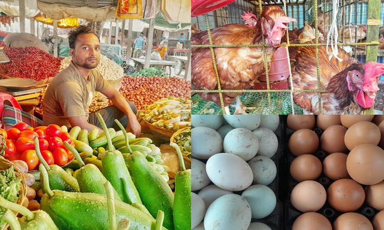 লালমনিরহাটে সবজির দাম কমলেও কমেনি মাছ-মাংসের 