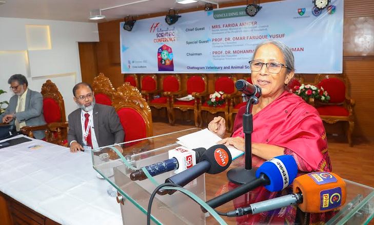 প্রাণীর সুস্থতা নিশ্চিত না হলে মানুষের স্বাস্থ্যও সুরক্ষিত রাখা সম্ভব নয় : ফরিদা আখতার