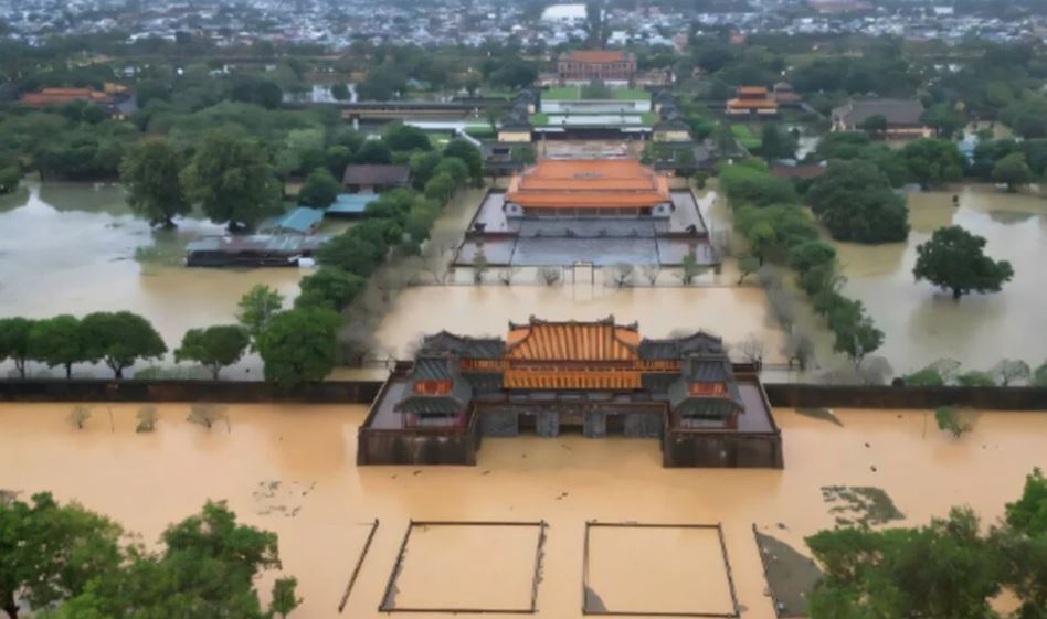 ভিয়েতনামে রেকর্ড বৃষ্টিতে সৃষ্ট বন্যায় নিহত ৪