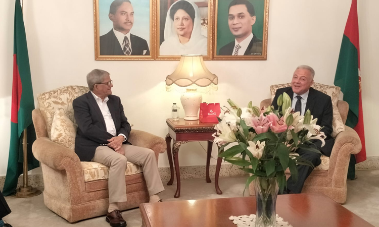 বিএনপি মহাসচিবের সঙ্গে মিশরীয় রাষ্ট্রদূতের সাক্ষাৎ