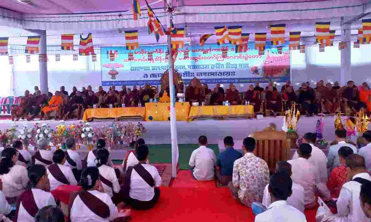 বান্দরবানে শুভ কঠিন চীবর দানোৎসব সম্পন্ন