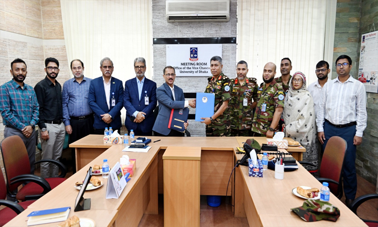 শান্তিরক্ষা প্রশিক্ষণ ও গবেষণায় সহযোগিতা বাড়াতে ঢাবি ও বিপসটের চুক্তি