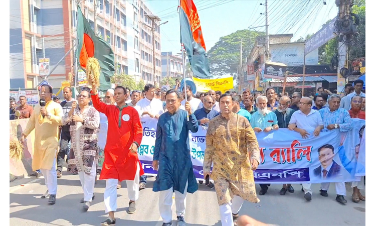 ঝিনাইদহে জাতীয় বিপ্লব ও সংহতি দিবস পালিত