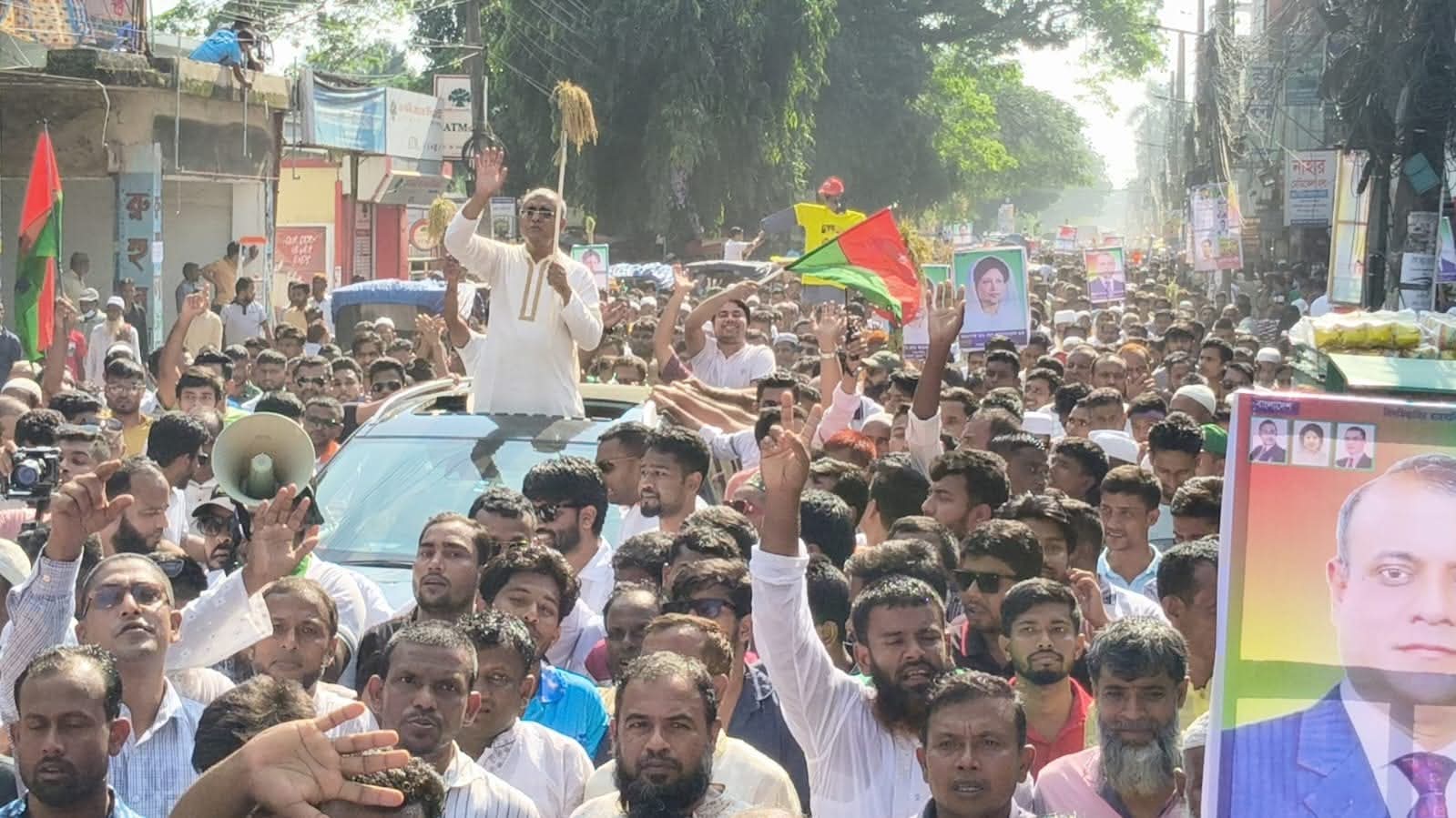 নেত্রকোণায় ৩১ দফা বাস্তবায়নে বিএনপির নির্বাচনী সমাবেশ