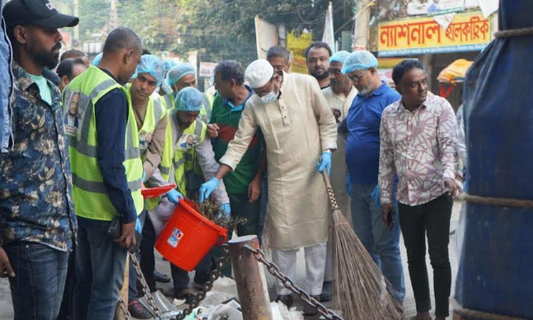 টাঙ্গাইল শহর পরিচ্ছন্ন রাখতে ৭ দিনের কর্মসূচি শুরু 