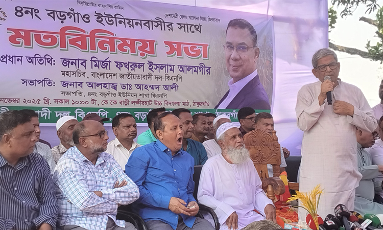 নির্ধারিত সময়ে জাতীয় নির্বাচন হওয়া ছাড়া কোনো বিকল্প নেই: মির্জা ফখরুল