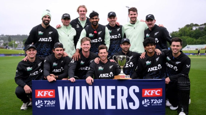 ওয়েস্ট ইন্ডিজের বিপক্ষে টানা চতুর্থ সিরিজ জয় নিউজিল্যান্ডের