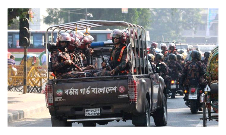 মাদারীপুরে ৪ প্লাটুন বিজিবি মোতায়েন, টহল জোরদার